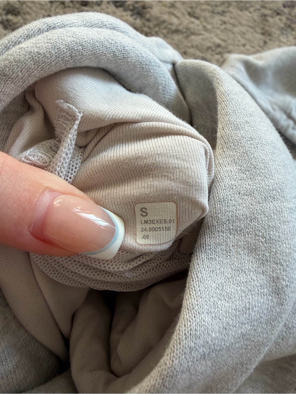 Lululemon Light Grey Hoodie - Picture 4 of 5